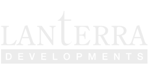 Lanterra Developments whtite logo
