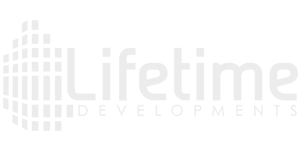Lifetime Developments whtite logo