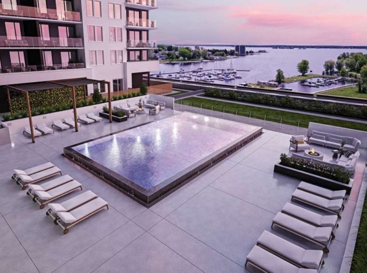 Porta Condos - Elevated Pool View 2